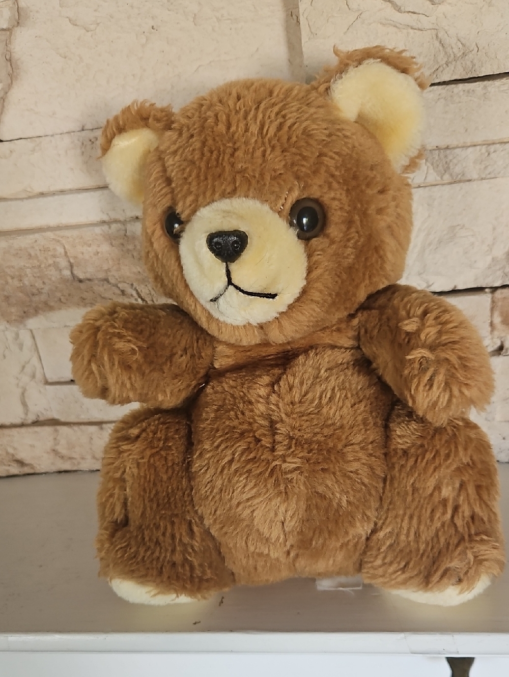 Daekor 1979 Vintage 9" Pot  Belly Teddy Bear.